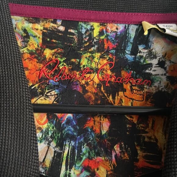 Robert Graham The Player Classic Fit Polo Black Size 2X - Picture 3 of 7